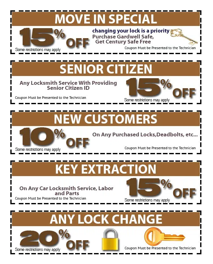 Central Locksmith Store Austin, TX 512-400-0533 - coupon-01